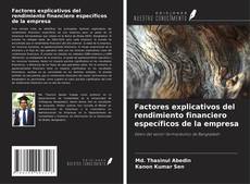 Portada del libro de Factores explicativos del rendimiento financiero específicos de la empresa