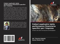 Fattori esplicativi della performance finanziaria specifici per l'impresa kitap kapağı