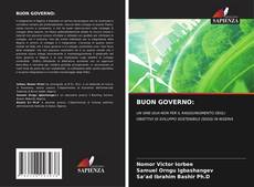 Portada del libro de BUON GOVERNO: