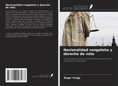 Portada del libro de Nacionalidad congoleña y derecho de voto