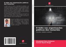 Portada del libro de O tédio nas organizações públicas dos Camarões