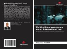 Multinational companies under international law的封面