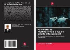 Buchcover von As empresas multinacionais à luz do direito internacional