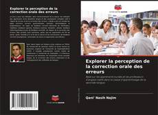 Обложка Explorer la perception de la correction orale des erreurs