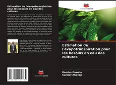 Обложка Estimation de l'évapotranspiration pour les besoins en eau des cultures