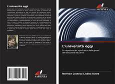 Portada del libro de L'università oggi