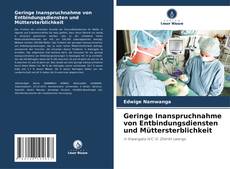 Bookcover of Geringe Inanspruchnahme von Entbindungsdiensten und Müttersterblichkeit