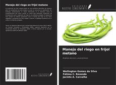 Portada del libro de Manejo del riego en frijol metano