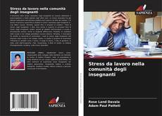 Portada del libro de Stress da lavoro nella comunità degli insegnanti