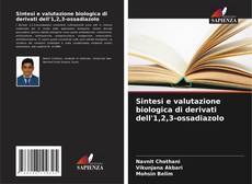 Buchcover von Sintesi e valutazione biologica di derivati dell'1,2,3-ossadiazolo