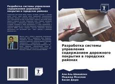 Разработка системы управления содержанием дорожного покрытия в городских районах kitap kapağı