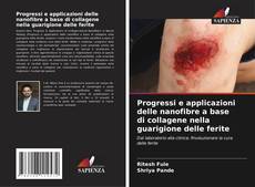 Portada del libro de Progressi e applicazioni delle nanofibre a base di collagene nella guarigione delle ferite