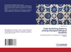 Capa do livro de Code-Switching Patterns among Georgian Bilingual Students 
