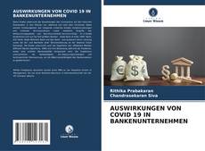 Capa do livro de AUSWIRKUNGEN VON COVID 19 IN BANKENUNTERNEHMEN 