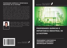 Обложка PROPIEDADES QUÍMICAS E IMPORTANCIA INDUSTRIAL DE LA ACETONA