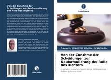 Bookcover of Von der Zunahme der Scheidungen zur Neuformulierung der Rolle des Richters