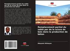 Remplacement partiel du sable par de la sciure de bois dans la production de béton kitap kapağı