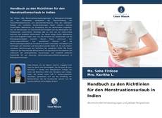 Capa do livro de Handbuch zu den Richtlinien für den Menstruationsurlaub in Indien 