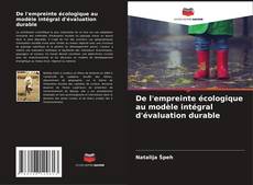 De l'empreinte écologique au modèle intégral d'évaluation durable kitap kapağı