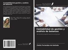 Capa do livro de Contabilidad de gestión y análisis de balances 