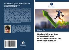 Portada del libro de Nachhaltige grüne Wirtschaft und Humanressourcen im Unternehmertum