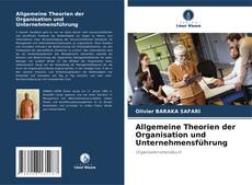 Capa do livro de Allgemeine Theorien der Organisation und Unternehmensführung 