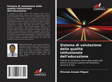 Capa do livro de Sistema di valutazione della qualità istituzionale dell'educazione 