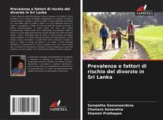 Capa do livro de Prevalenza e fattori di rischio del divorzio in Sri Lanka 