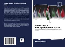 Палестина в международном праве kitap kapağı
