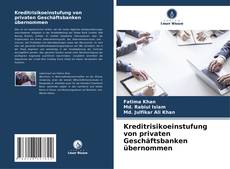 Capa do livro de Kreditrisikoeinstufung von privaten Geschäftsbanken übernommen 