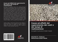 Capa do livro de Cause ed effetti del superamento dei costi e dei tempi di realizzazione 