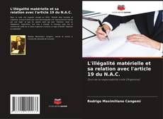 Buchcover von L'illégalité matérielle et sa relation avec l'article 19 du N.A.C.