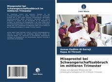 Capa do livro de Misoprostol bei Schwangerschaftsabbruch im mittleren Trimester 