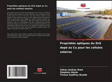 Copertina di Propriétés optiques du ZnS dopé au Cu pour les cellules solaires