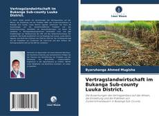 Capa do livro de Vertragslandwirtschaft im Bukanga Sub-county Luuka District. 