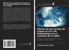 Couverture de Efectos de las normas de origen en el CI de Mozambique en el contexto de la SADC