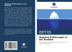 Capa do livro de Negative Erfahrungen in der Kindheit 