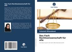 Capa do livro de Das Fach Rechtswissenschaft für alle 