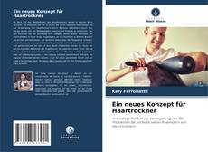 Capa do livro de Ein neues Konzept für Haartrockner 