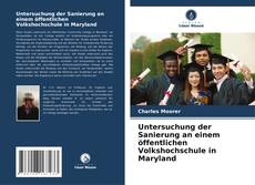 Capa do livro de Untersuchung der Sanierung an einem öffentlichen Volkshochschule in Maryland 