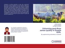 Portada del libro de Enhancing post-thaw semen quality in Ongole bulls.