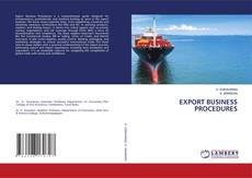 Couverture de EXPORT BUSINESS PROCEDURES