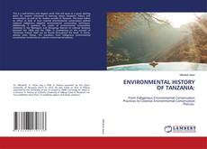 ENVIRONMENTAL HISTORY OF TANZANIA:的封面