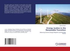 Portada del libro de Energy Justice in the Renewable Transition