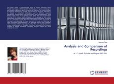 Bookcover of Analysis and Comparison of Recordings