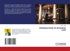 INTRODUCTION TO BUSINESS LAW kitap kapağı