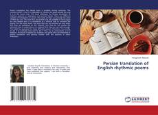 Portada del libro de Persian translation of English rhythmic poems