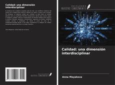Capa do livro de Calidad: una dimensión interdisciplinar 