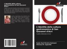 Capa do livro de L'identità della cultura gastronomica di San Giovanni d'Acri 