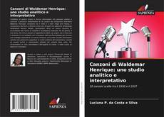 Обложка Canzoni di Waldemar Henrique: uno studio analitico e interpretativo